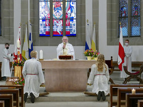 Lumen Christi - Auferstehungsmesse in St. Crescentius (Foto: Karl-Franz Thiede)